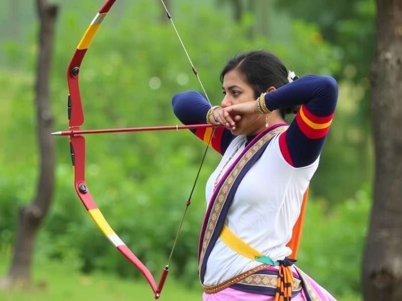 Traditional Indian Archery Bows